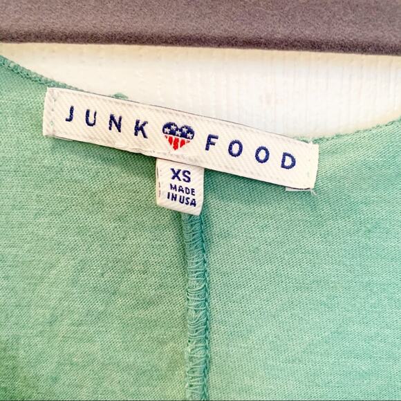 Junk Food Jade Green Wanted Pool Boy Tank XS - Picture 5 of 7